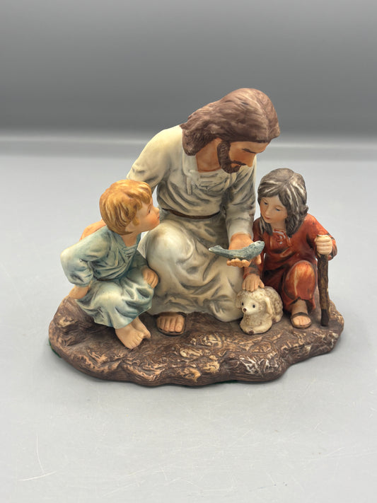 Vintage Homco "The Fisherman master piece figure of Jesus"