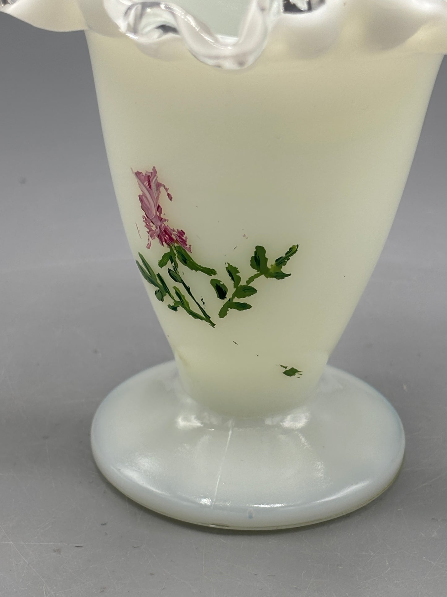 Vintage Fenton silver crest