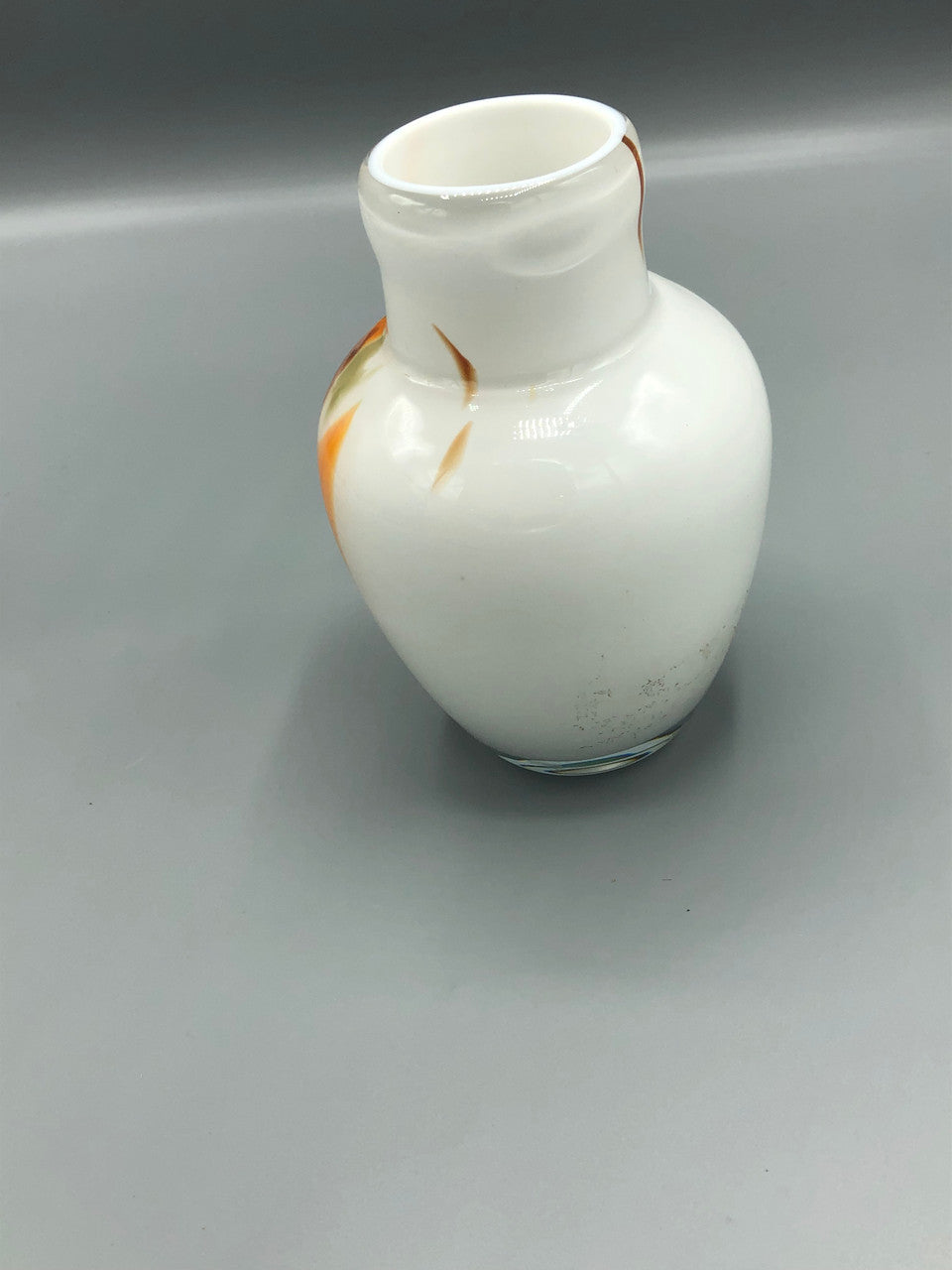 Mid Century Fostoria Hand blown art glass vase