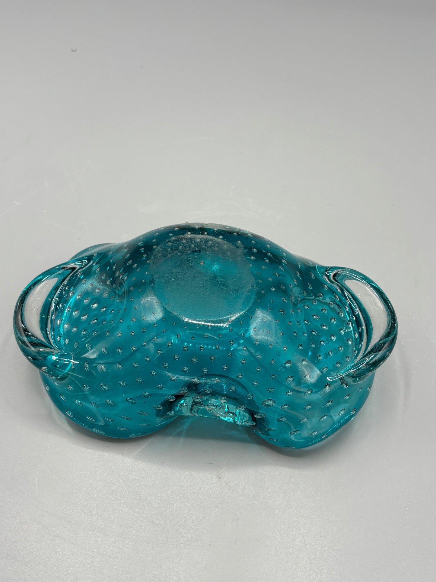Vintage Murano Aquamarine bowl