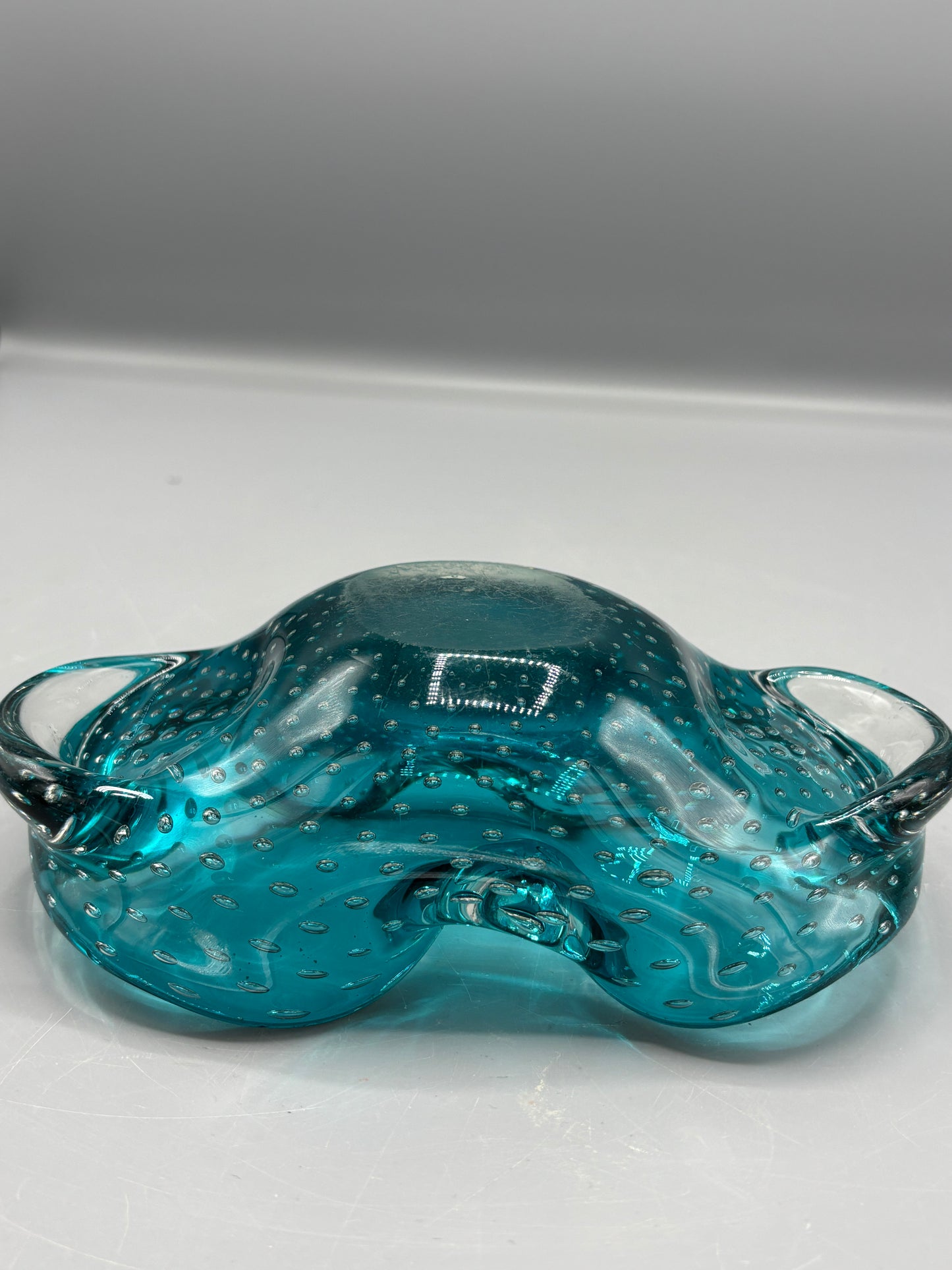 Vintage Murano Aquamarine bowl
