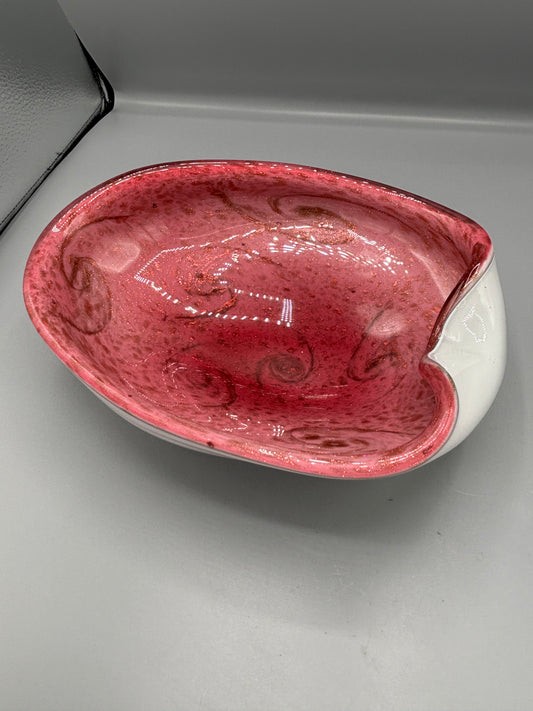 Vintage Murano Crimped bowl