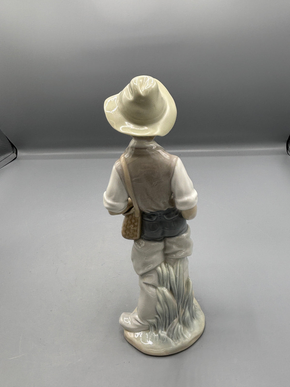 Vintage Lladro Gone Fishing boy figure