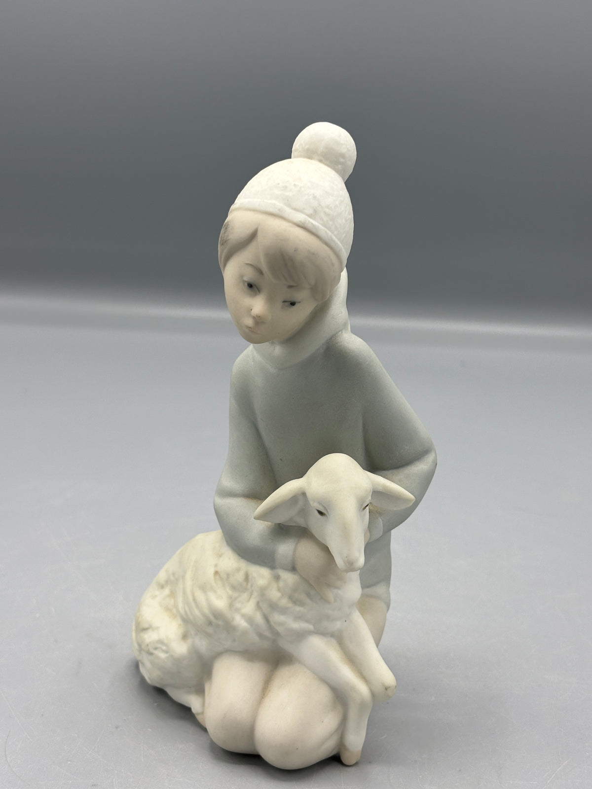 Vintage Lladro Shepard with lamb figure