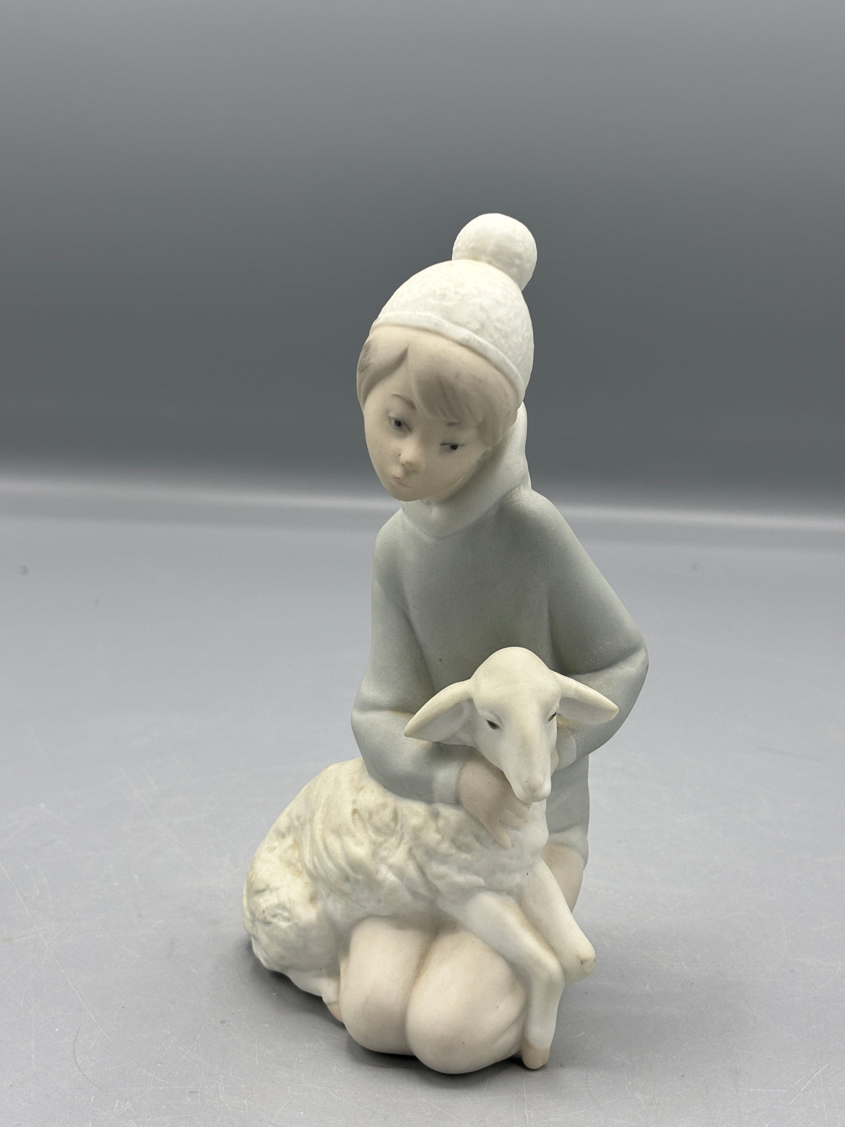 Vintage Lladro Shepard with lamb figure