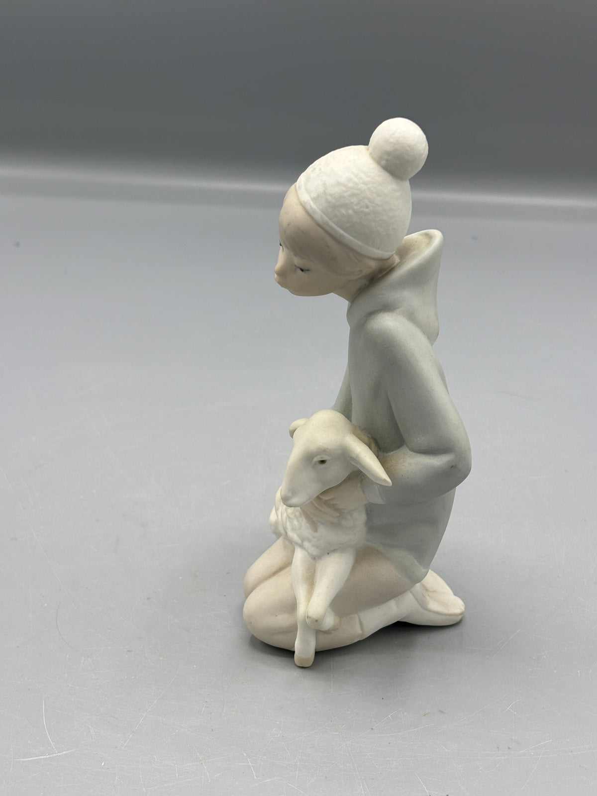 Vintage Lladro Shepard with lamb figure