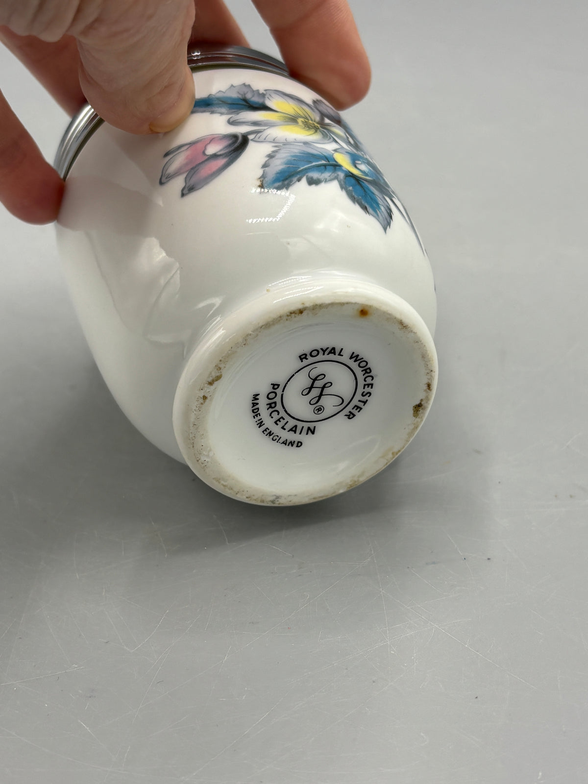 Vintage Royal Worchester Egg Coddler in Woodland