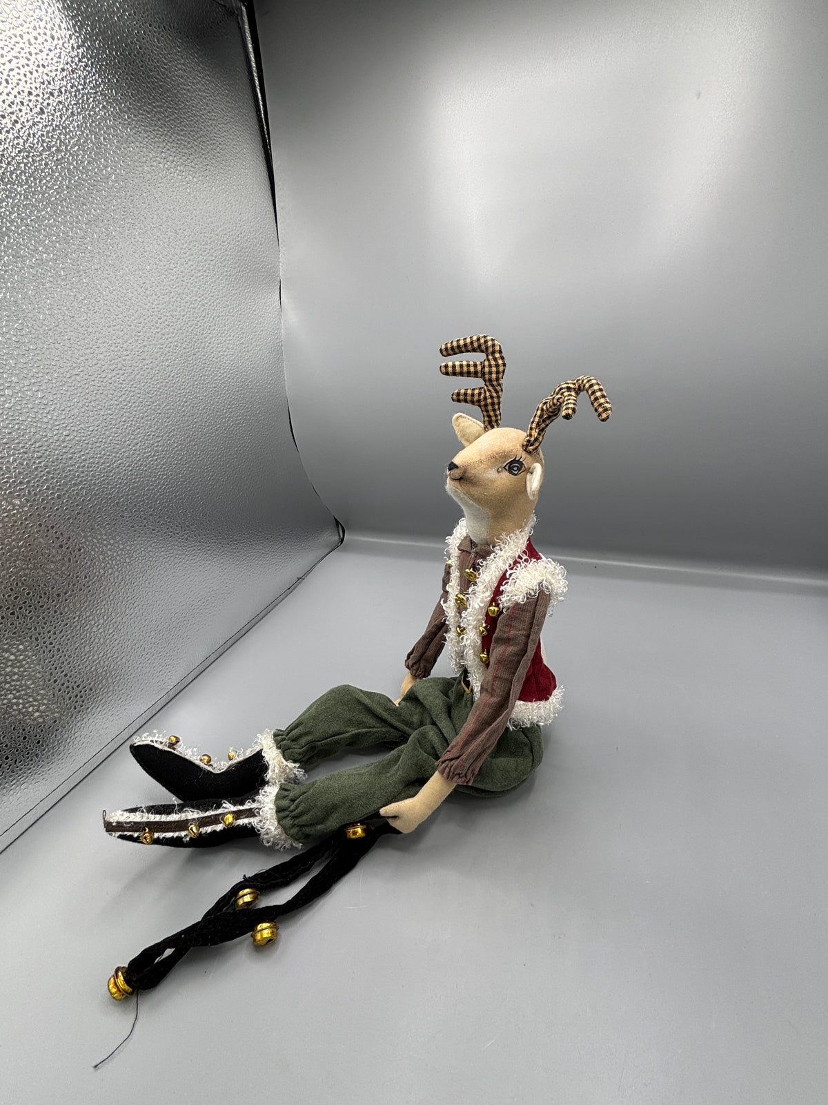 Vintage Mark Roberts Rudolph Debonair plush