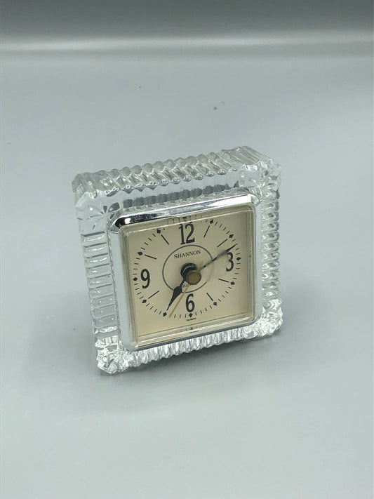 Shannon Crystal Square Clock