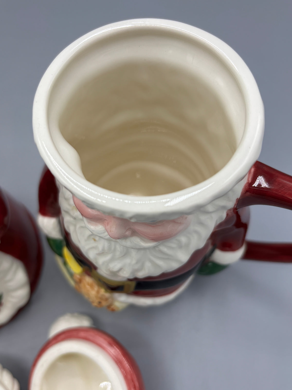 Vintage Mr & Mrs Claus Chocolate mugs