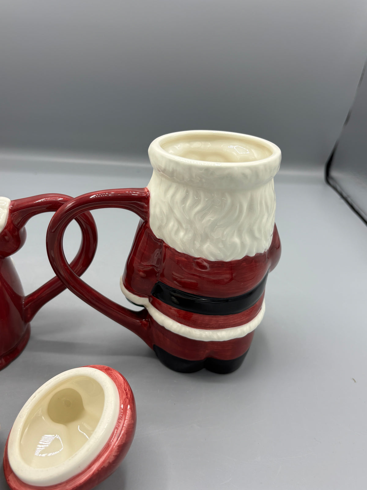 Vintage Mr & Mrs Claus Chocolate mugs