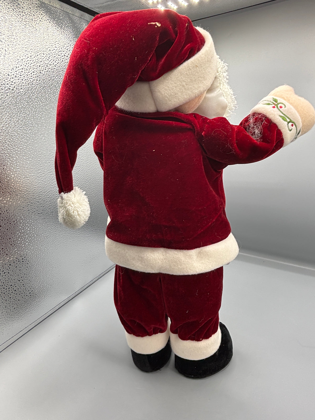 Vintage Style Plush Standing 20" Santa Claus