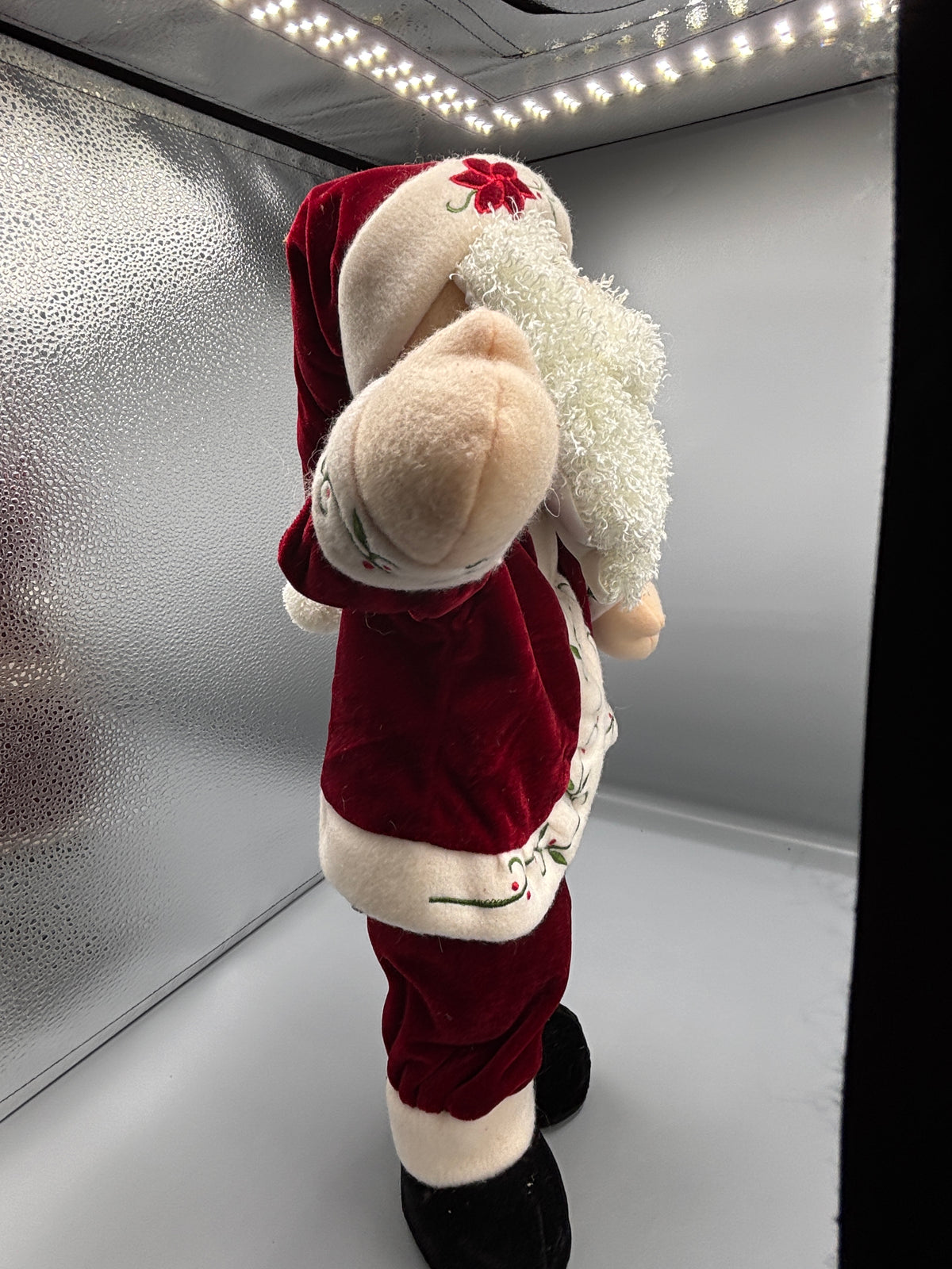 Vintage Style Plush Standing 20" Santa Claus