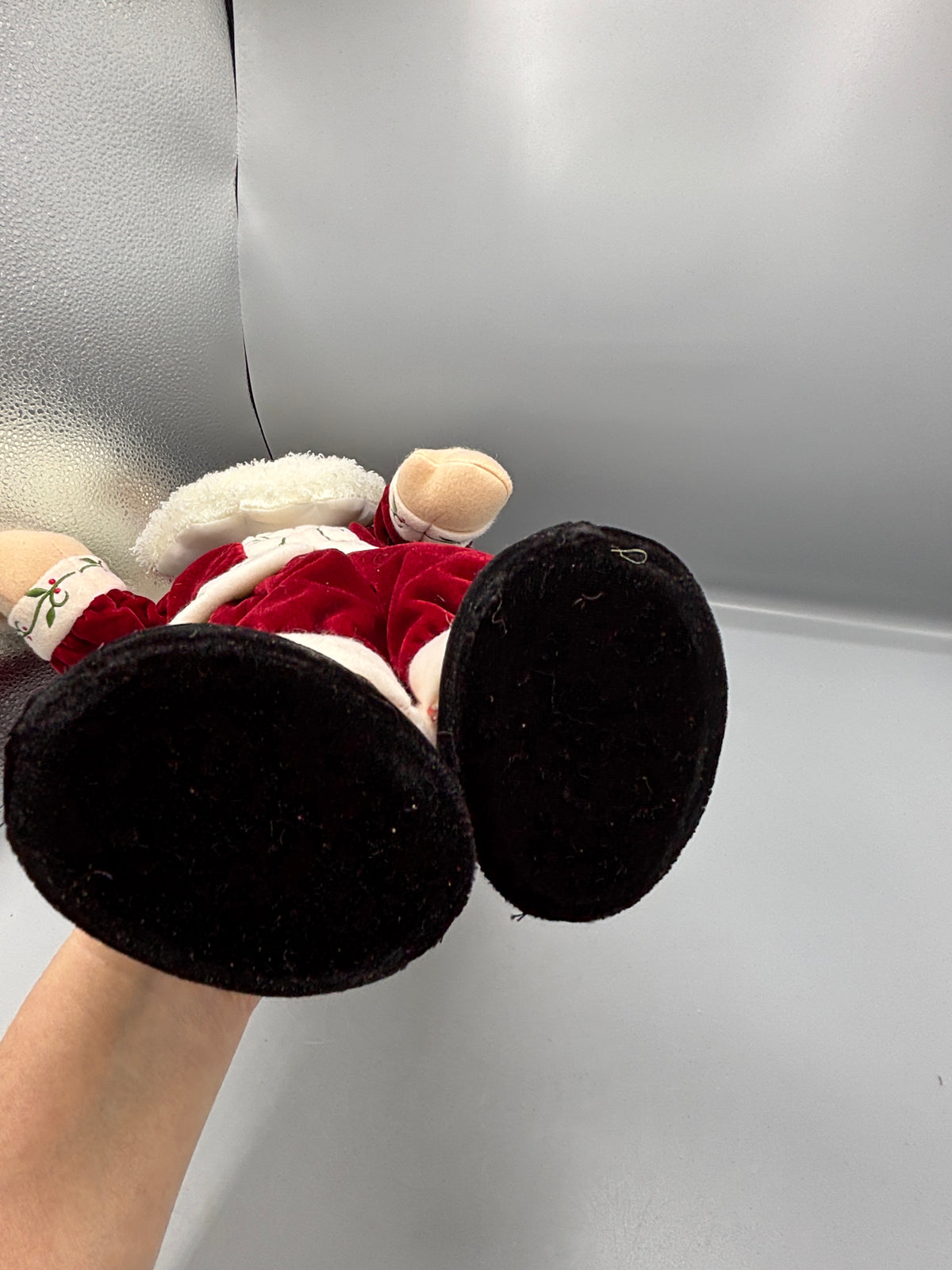 Vintage Style Plush Standing 20" Santa Claus