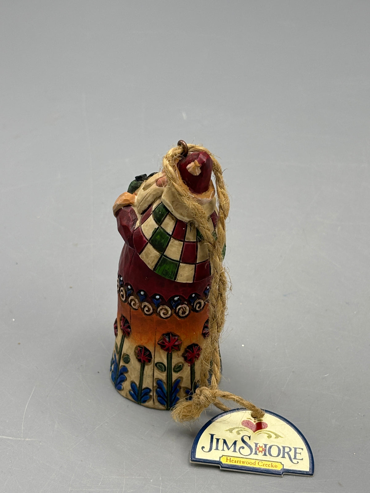 Jim shore Christmas ornament Santa smoking pipe