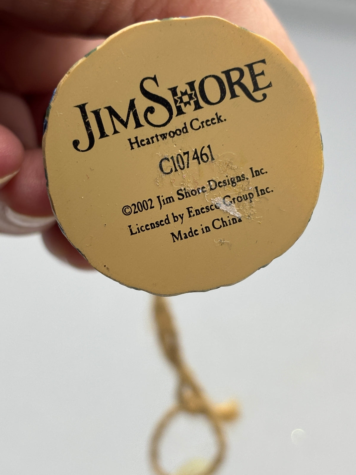 Jim shore Christmas ornament Santa smoking pipe