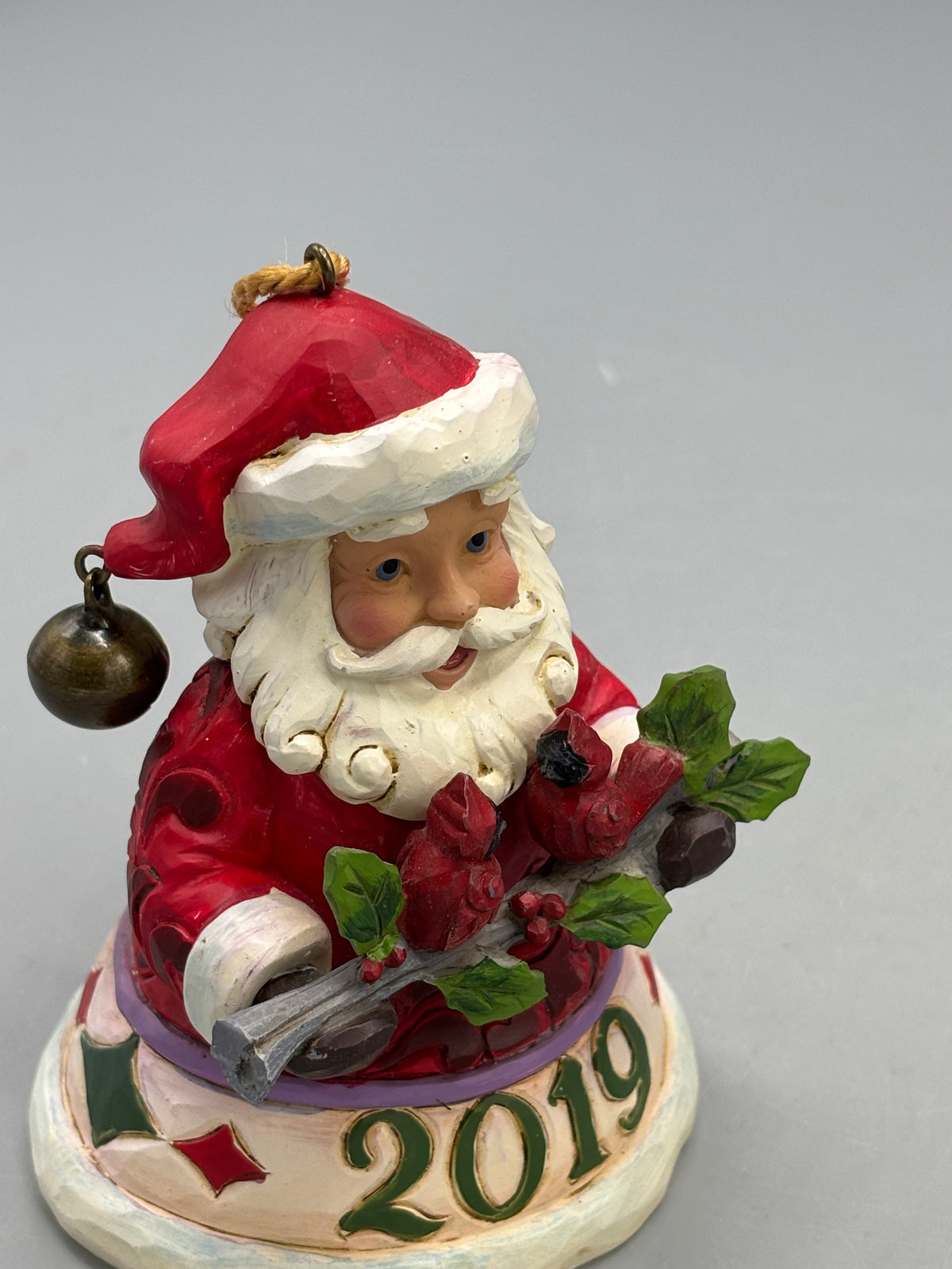 Jim Shore 2019 Xmas ornament Cardinals on branch