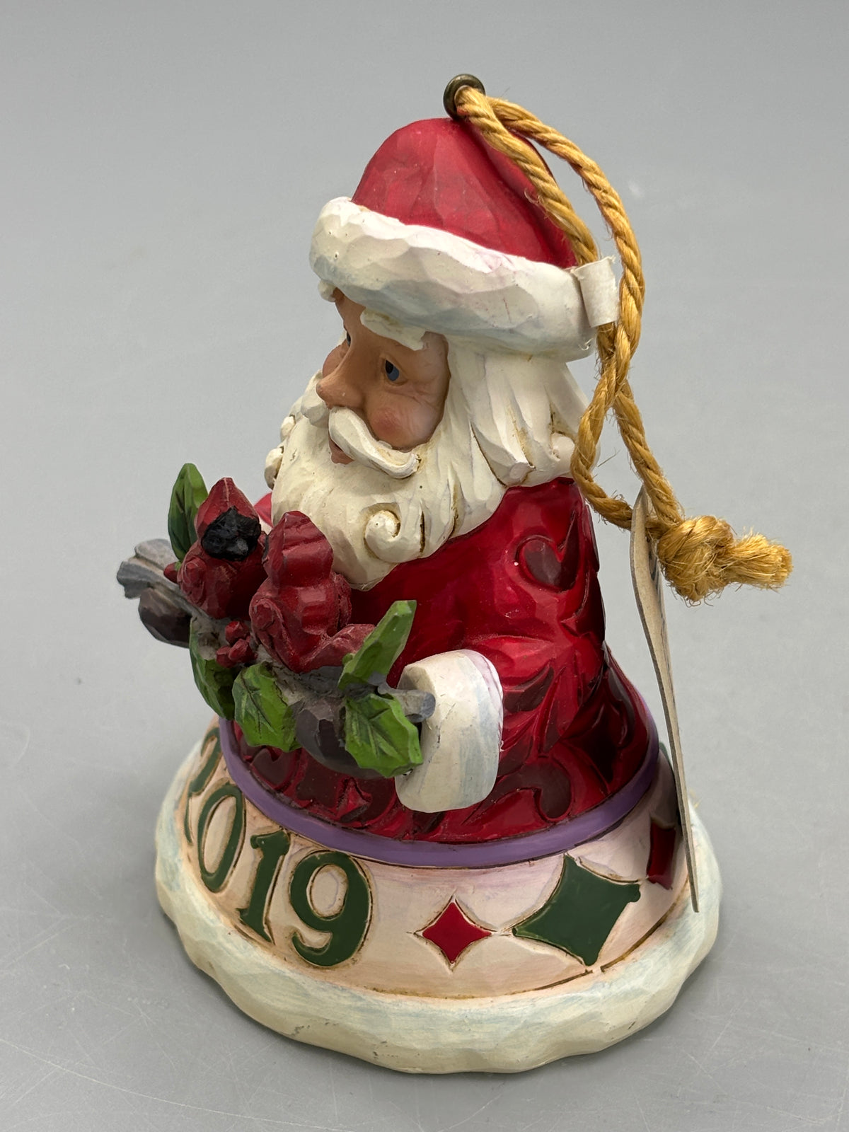 Jim Shore 2019 Xmas ornament Cardinals on branch