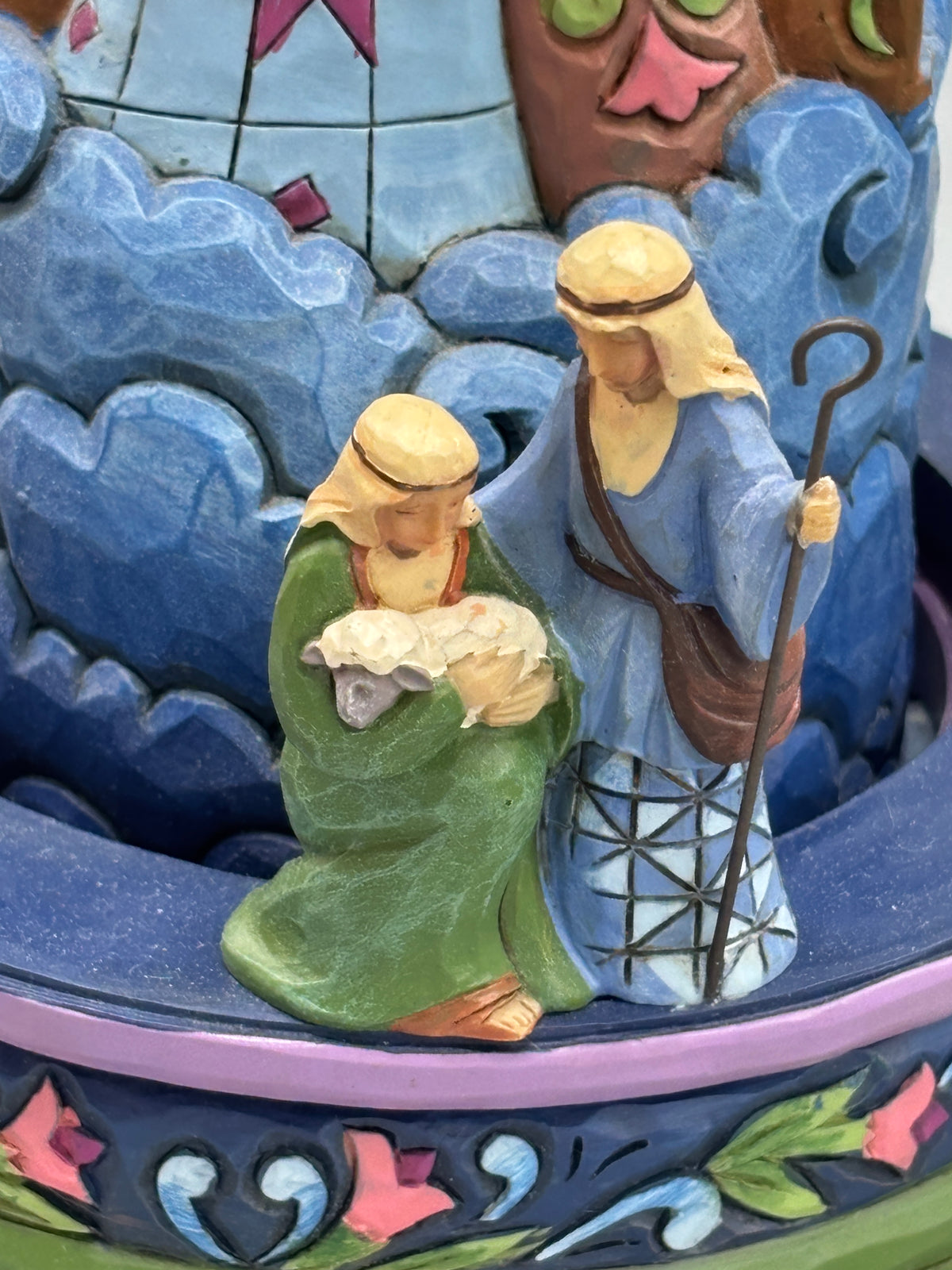 Jim Shore Revolving Nativity Messiah Savior King- 10"