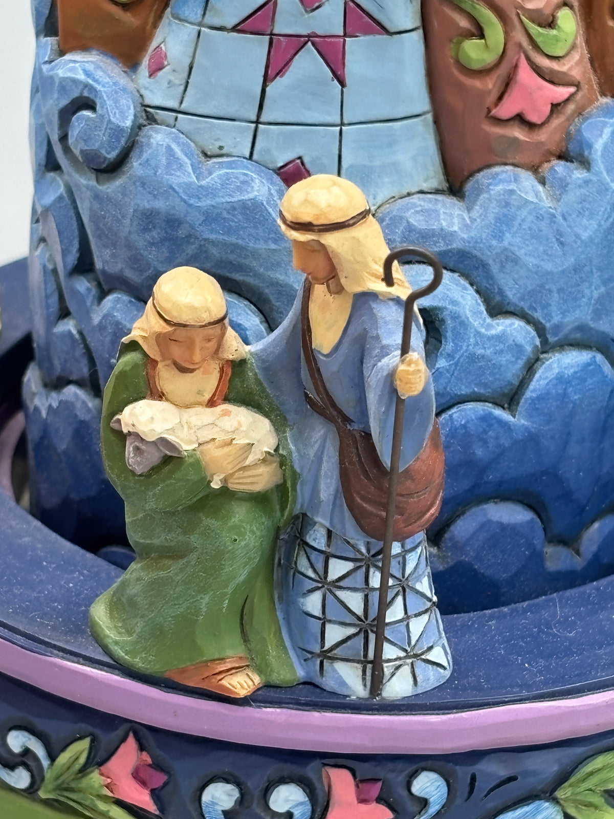 Jim Shore Revolving Nativity Messiah Savior King- 10"