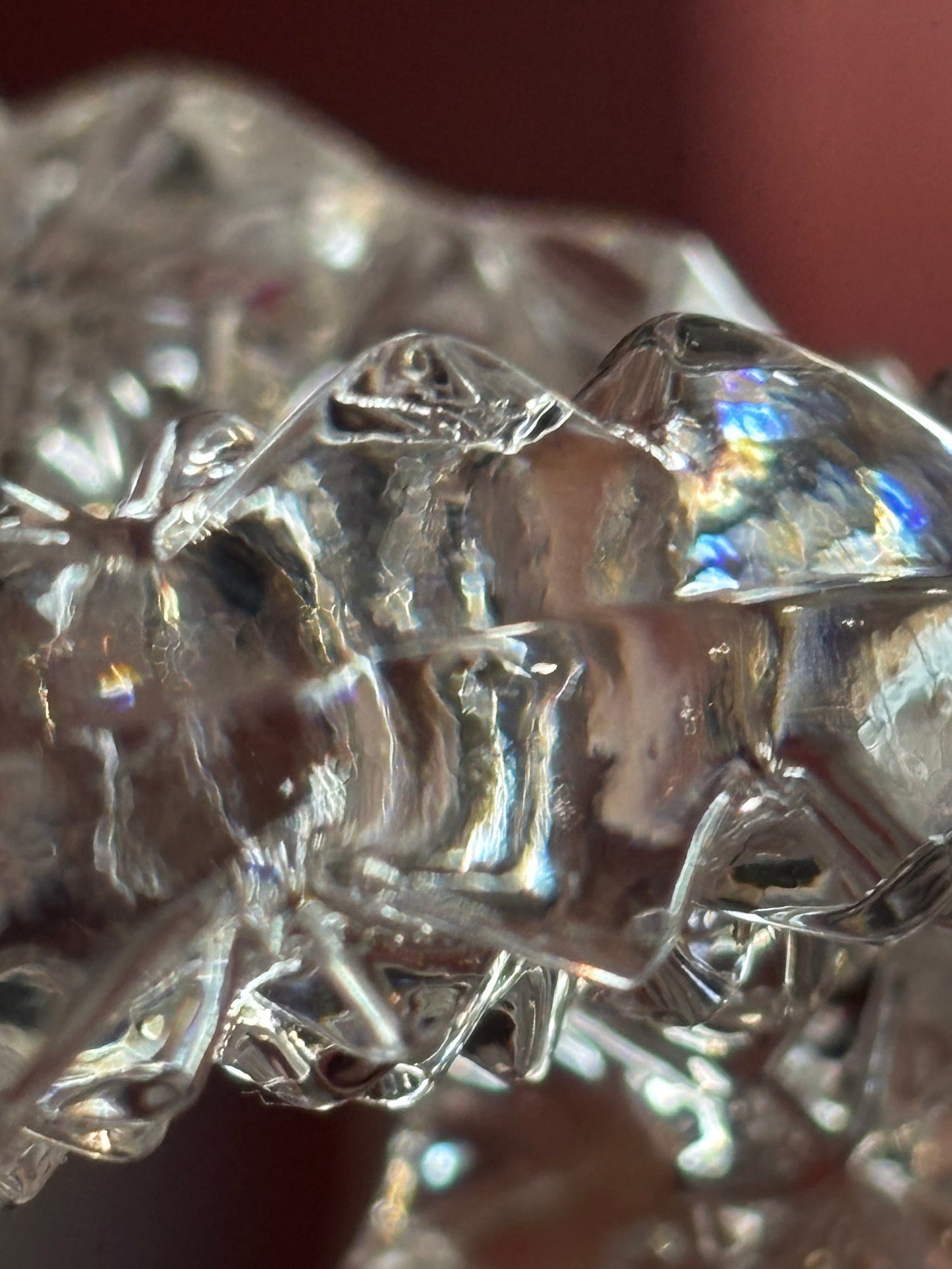 Hofbauer Red Byrdes Crystal Footed Candy Dish w/ Lid