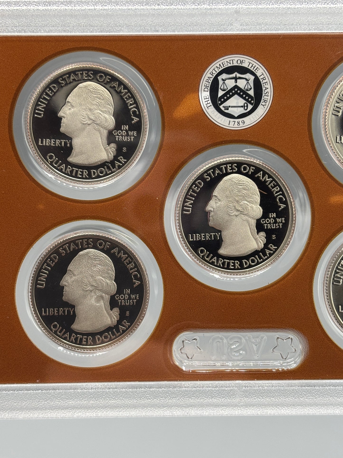 2018 US Mint America the beautiful silver Quarter proof set