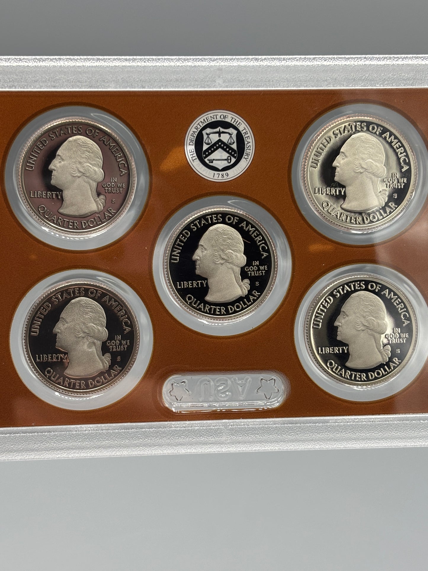2018 US Mint America the beautiful silver Quarter proof set