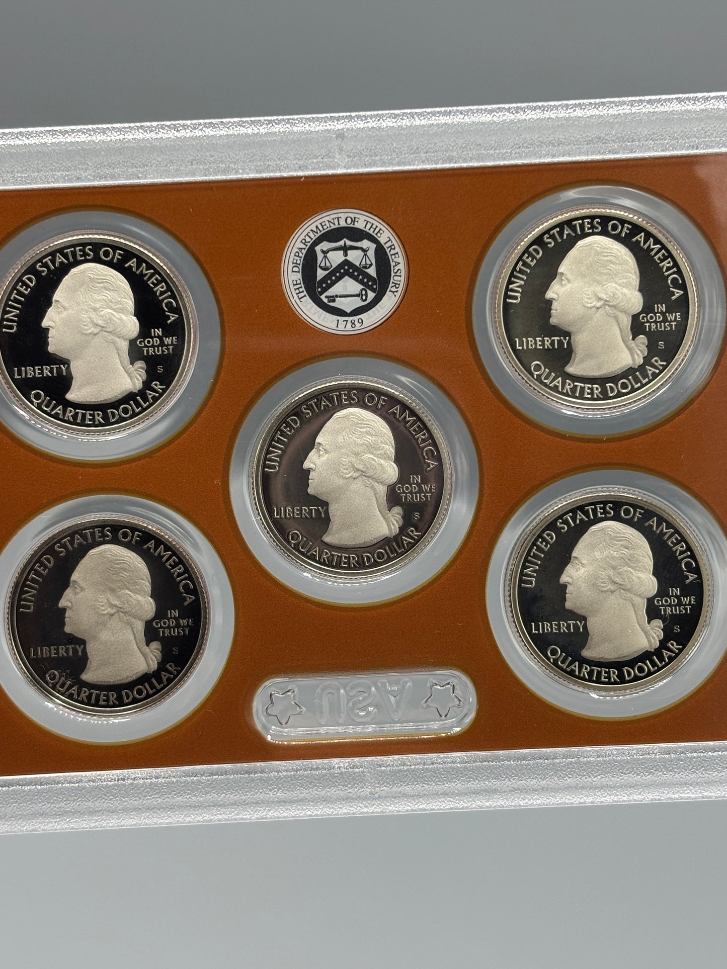 2019 Us Mint America the beautiful silver Quarter proof set