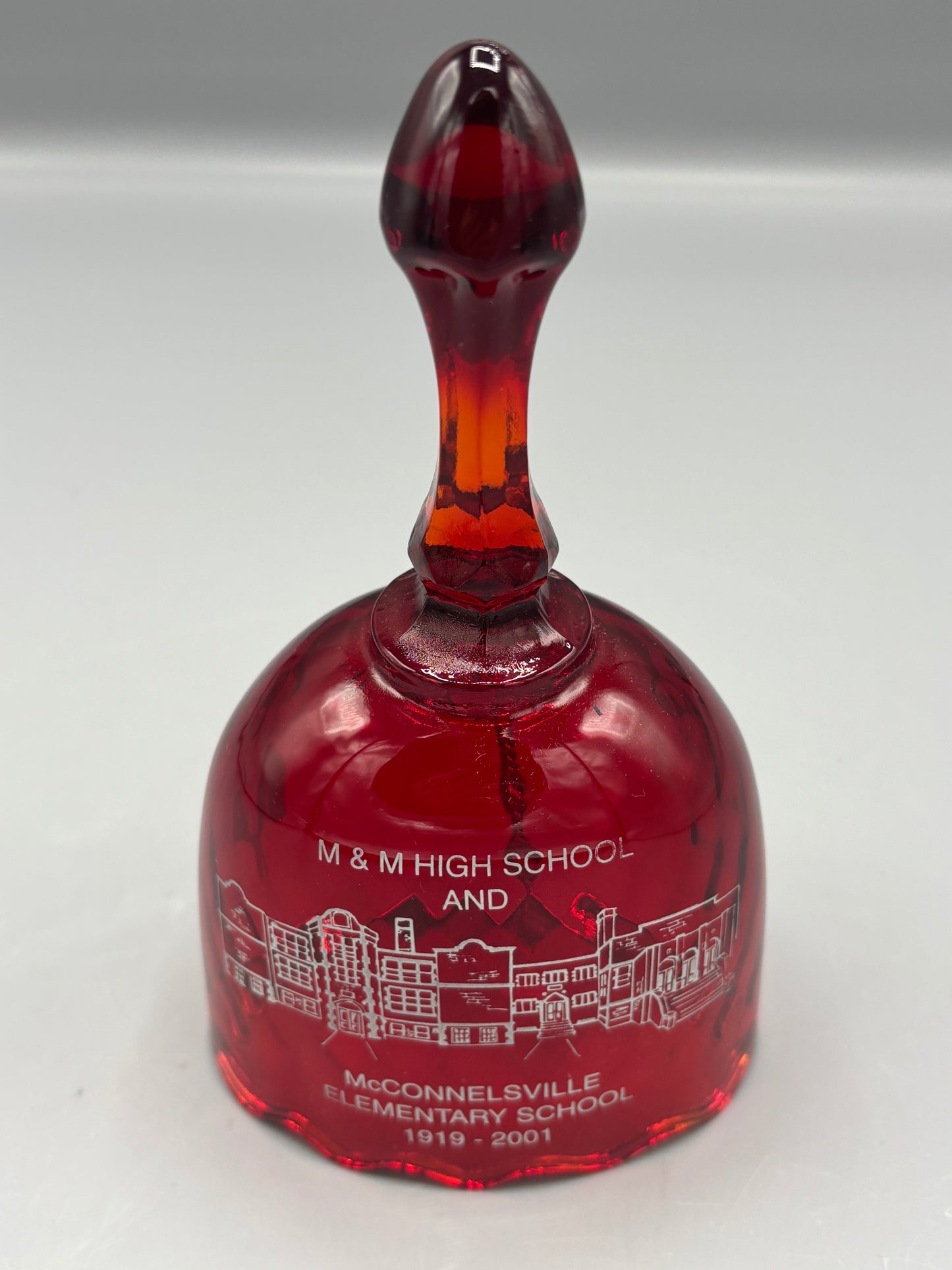 Vintage Fenton Ruby red bell
