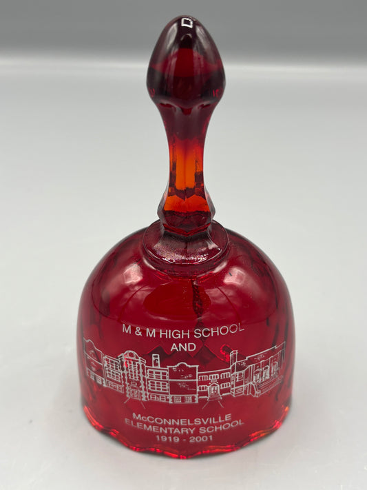 Vintage Fenton Ruby red bell