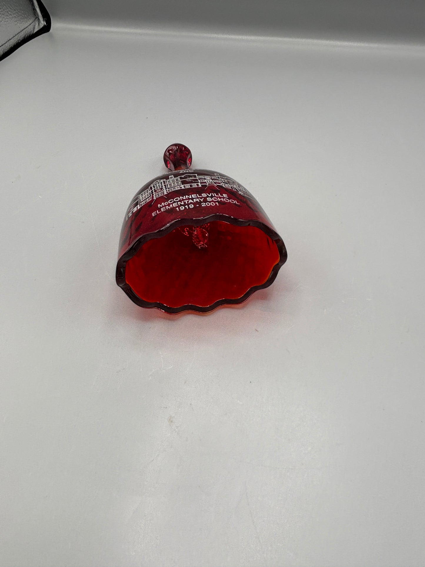 Vintage Fenton Ruby red bell