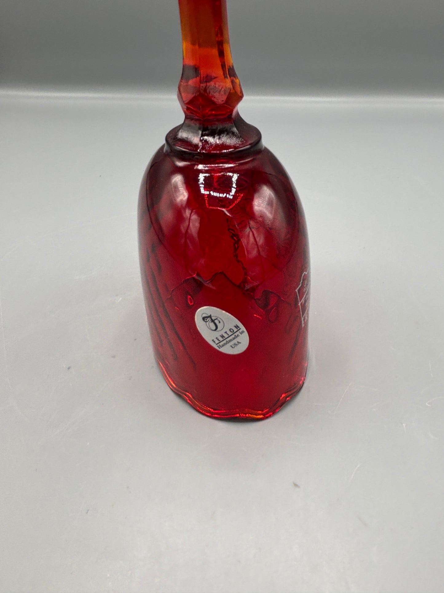 Vintage Fenton Ruby red bell