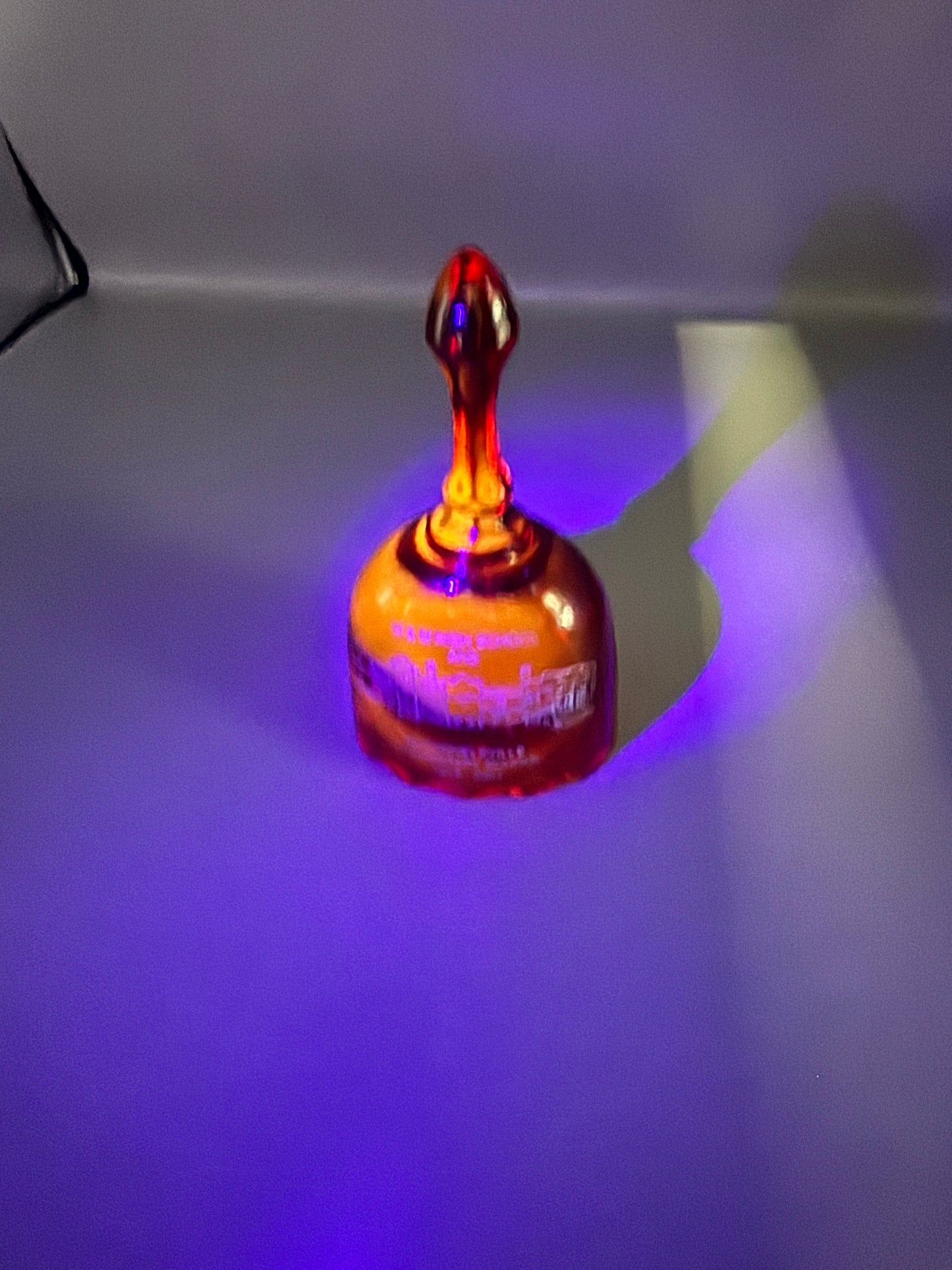 Vintage Fenton Ruby red bell