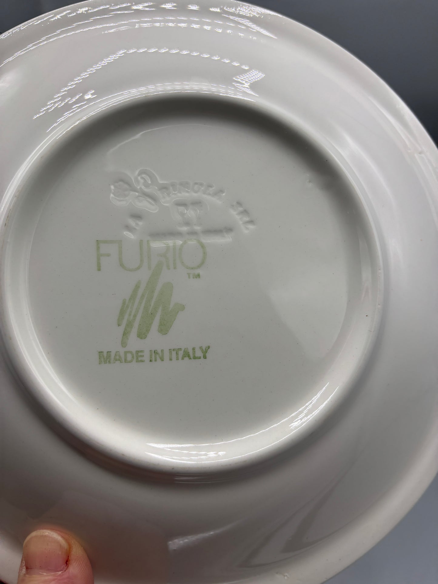 Furio Christmas tree plates