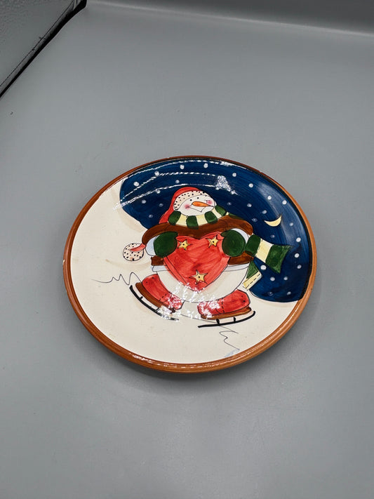Royal Norfolk Snowman plate