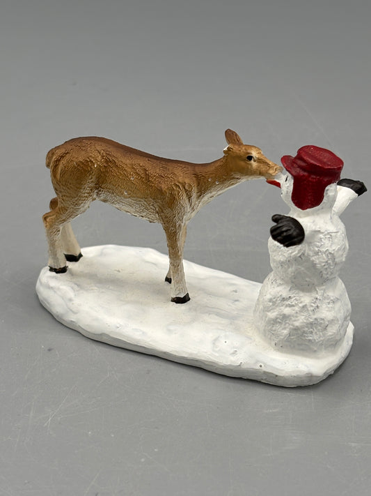 Fine feathered friends Deer & Snowman
