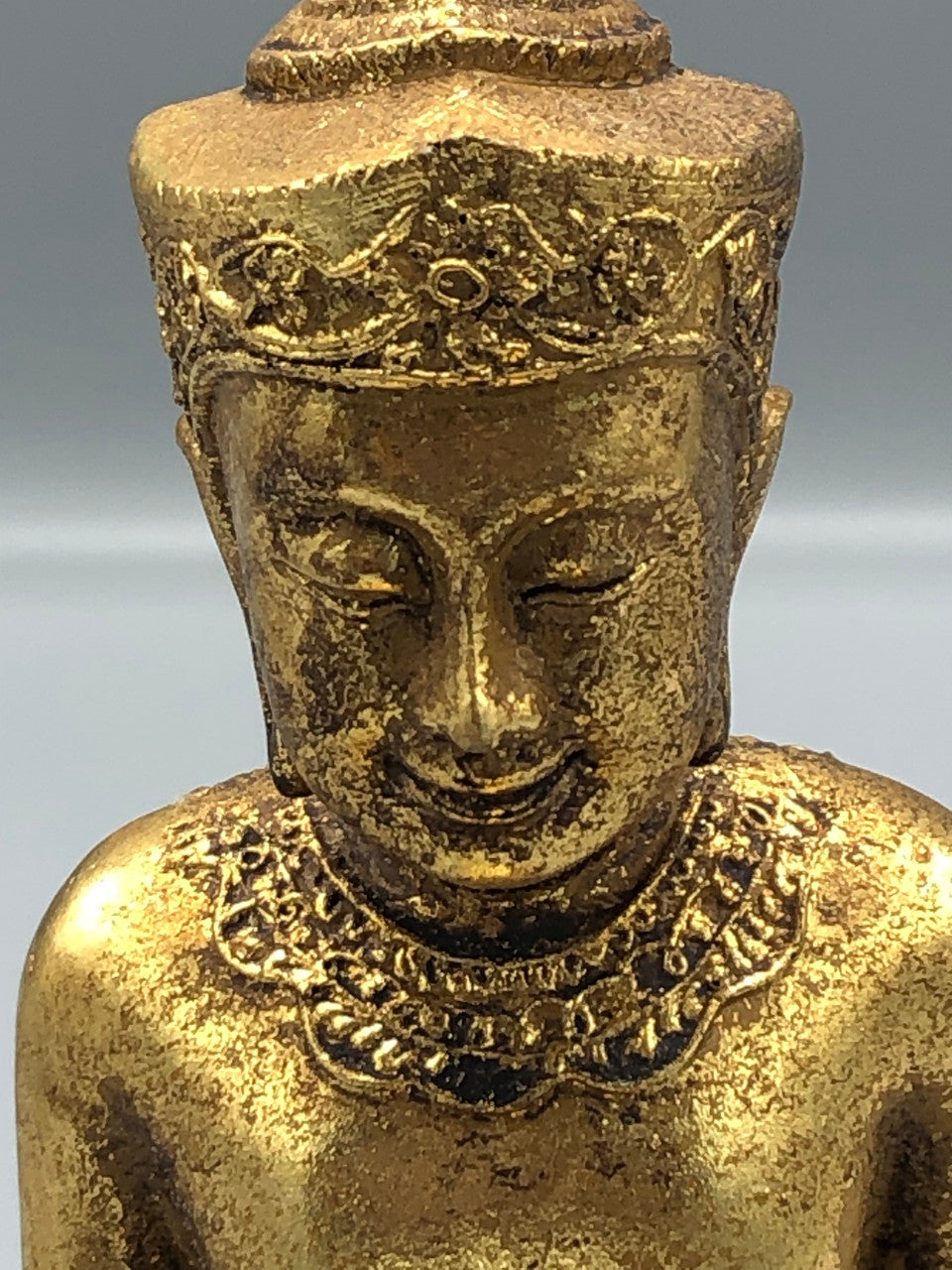 Gold painted Buddha Statue