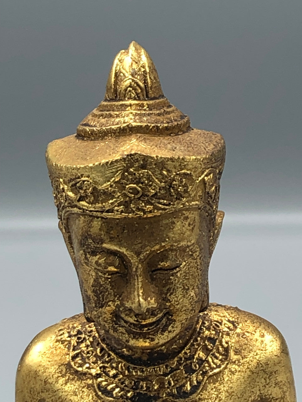 Gold painted Buddha Statue