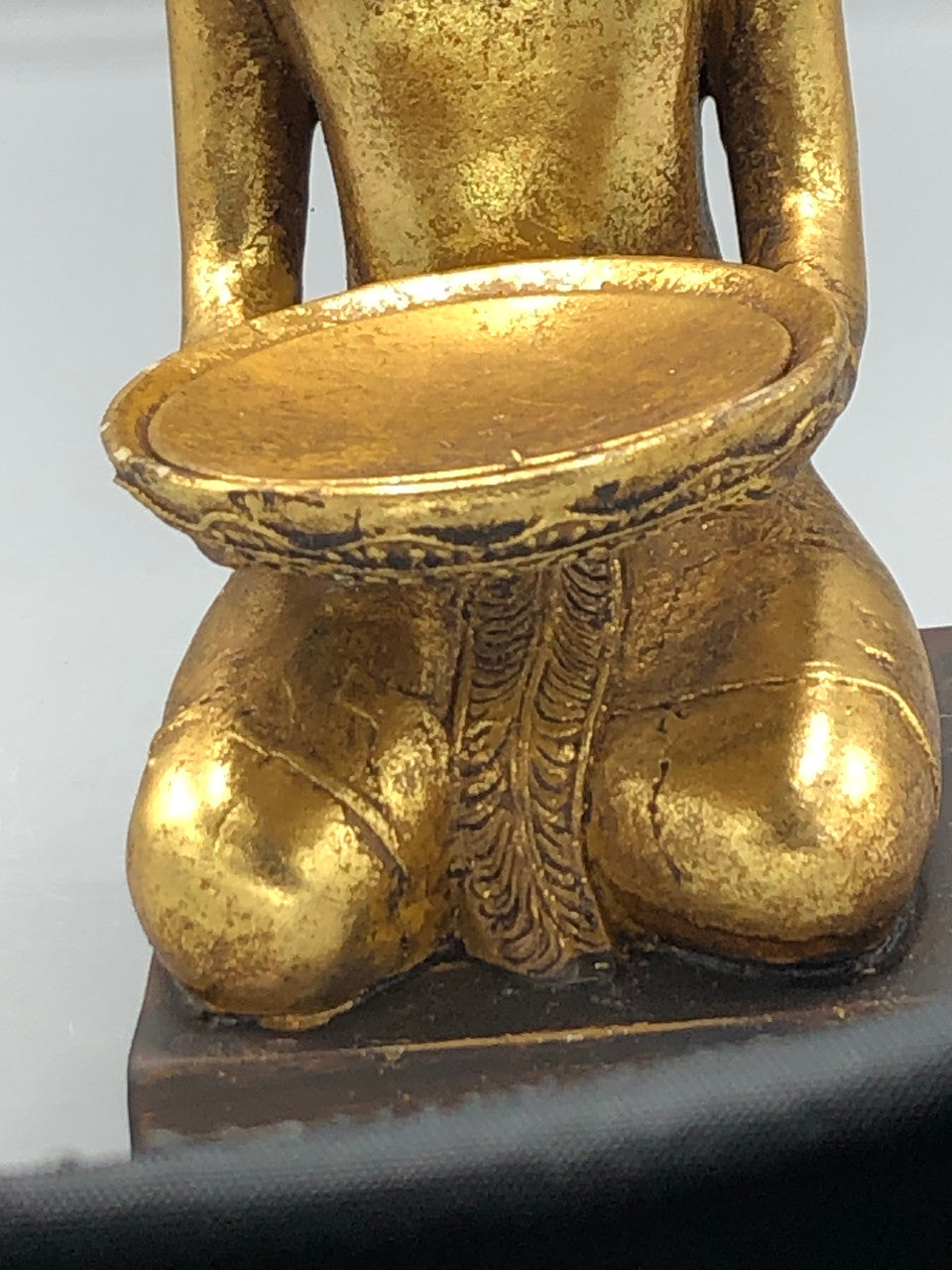 Gold painted Buddha Statue