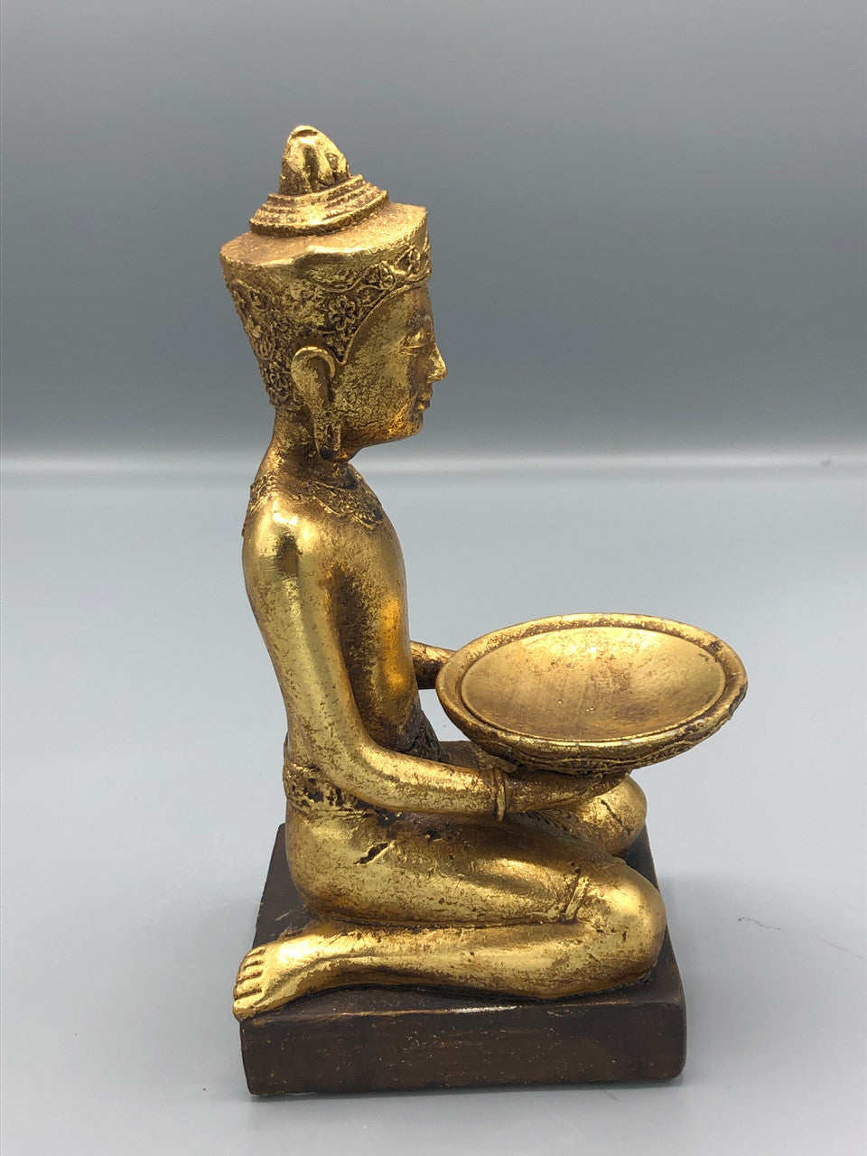 Gold painted Buddha Statue