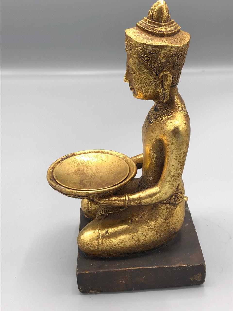 Gold painted Buddha Statue