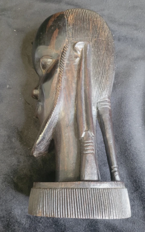 Handmade African Warrior Carving