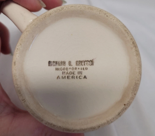 Richard G. Krueger Bowls and Mug