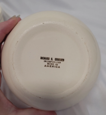 Richard G. Krueger Bowls and Mug