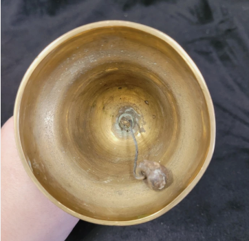 Carved Brass Alter Bell