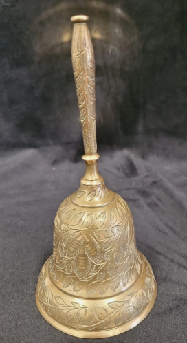 Carved Brass Alter Bell
