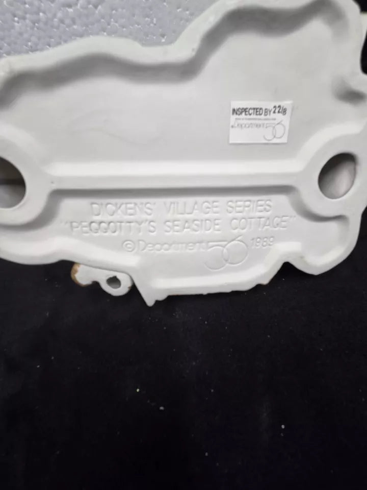 Dept. 56 Dickens' Village Series Peggotty's Seaside Cottage - White