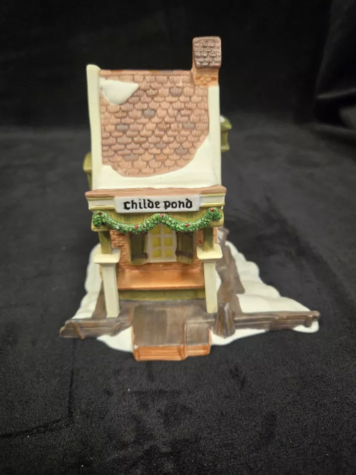 Dept 56 Heritage Village "CHILDE POND AND SKATERS" #5903-0 ~Set of 4