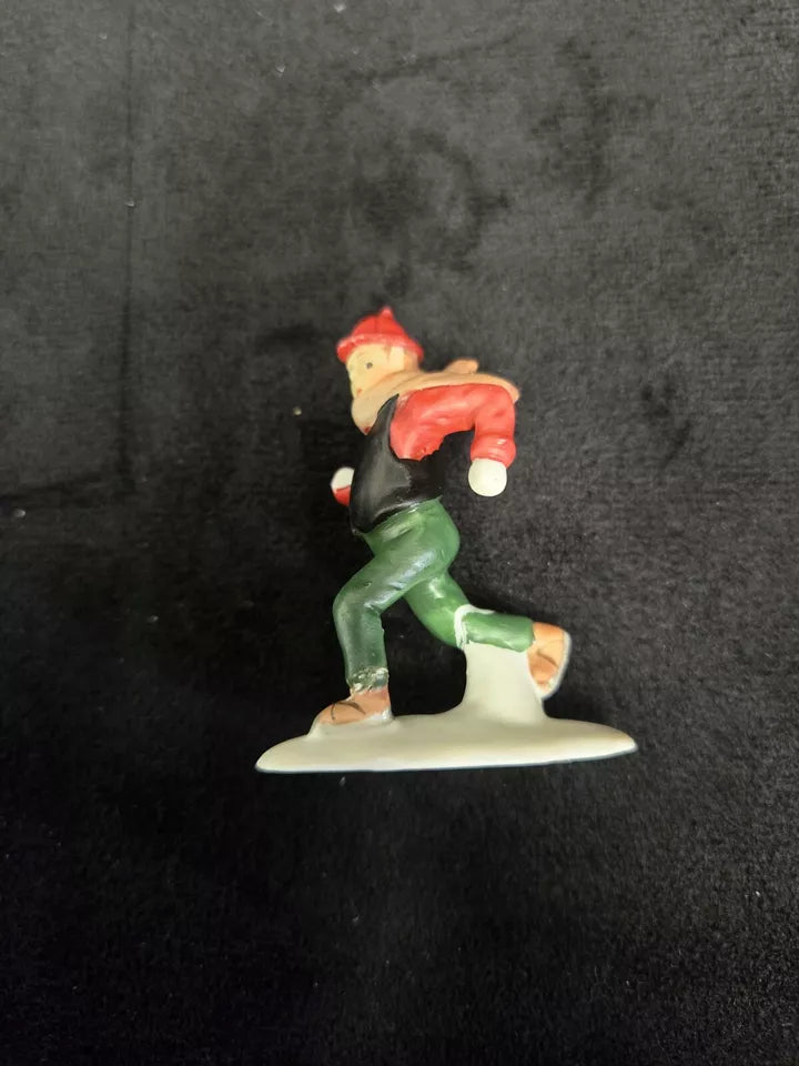 Dept 56 Heritage Village "CHILDE POND AND SKATERS" #5903-0 ~Set of 4