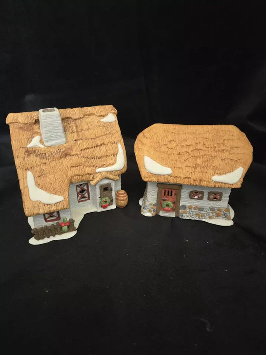 Dept 56 Barley Bree Farmhouse and Barn 5900-5 Dickens Village Heritage Village